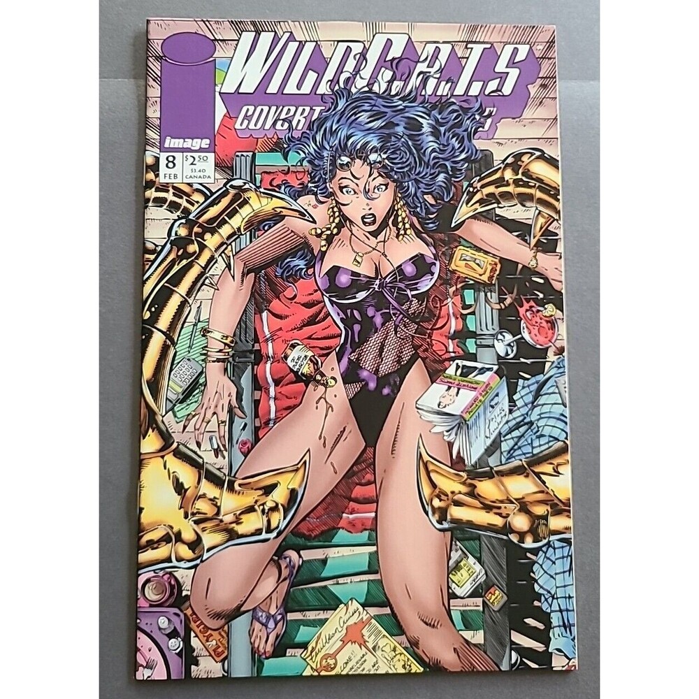 Vintage Wild C.A.T.S: Covert Action Teams #8 February 1994 Image Comics